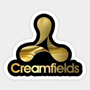 Creamfields - electronic dance music 90s collector Sticker